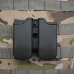 Funda táctica doble portacargadores 9mm/.40 – Clip cinturón-caza