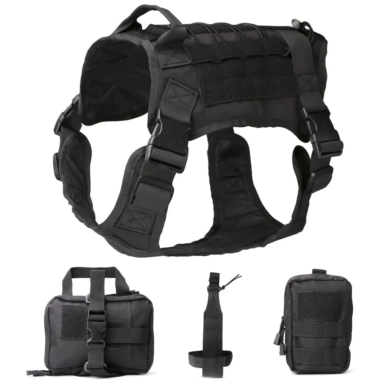 Chaleco táctico para perros – Impermeable y resistente talla grande - imagen 3