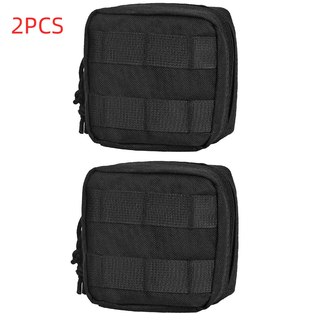 Riñonera Mini EDC MOLLE de dos piezas, bolsa de utilidad para cuchillo/linterna, paquete de cinturón de caza para senderismo al aire libre