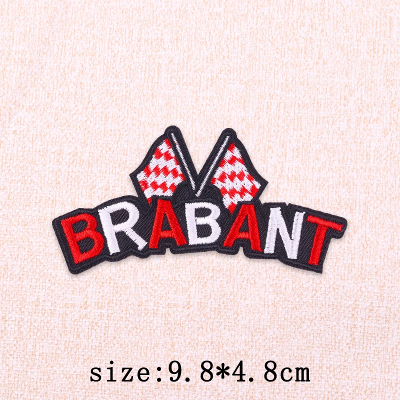 Parche bordado con emblema de Brabant de Países Bajos, parches para planchar para ropa, parches de Carnaval de Países Bajos para ropa, apliques DIY, 2026 - imagen 5