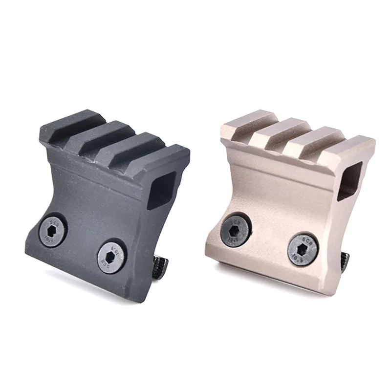 WADSN-linterna táctica Mlok Keymod DD, montaje de 20mm, bloqueo de roca compensado en las 1 en punto, riel Picatinny de 20mm, Compatible con luz de explorador M600 - imagen 4