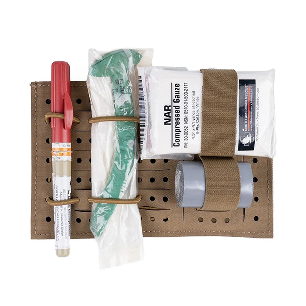 Bolsa médica táctica, accesorios de bandeja, portátil, caza al aire libre, Camping, senderismo, supervivencia, herramientas médicas, Panel organizador de almacenamiento - imagen 5