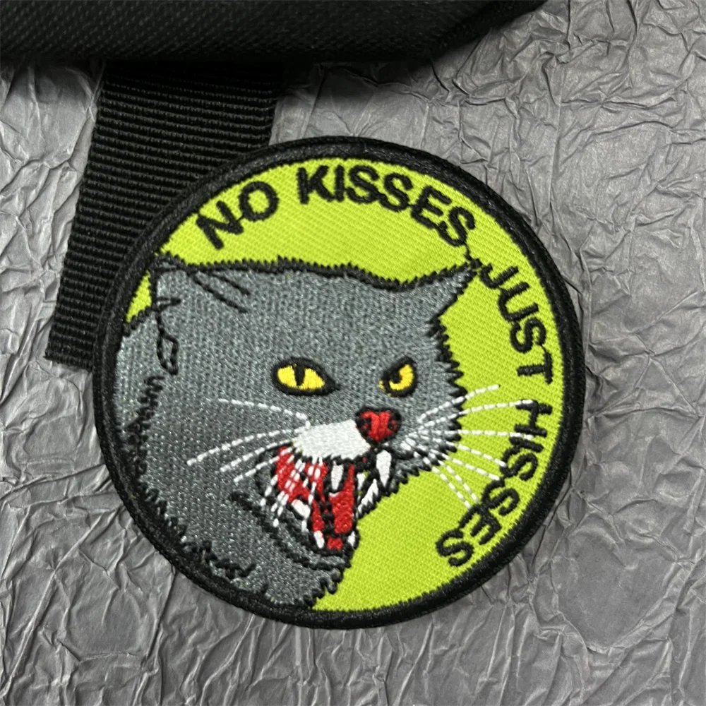 Parche de Animal de dibujos animados bordado en la ropa, insignias de mono, mochila militar táctica, parches de gancho y bucle, pegatinas - imagen 4