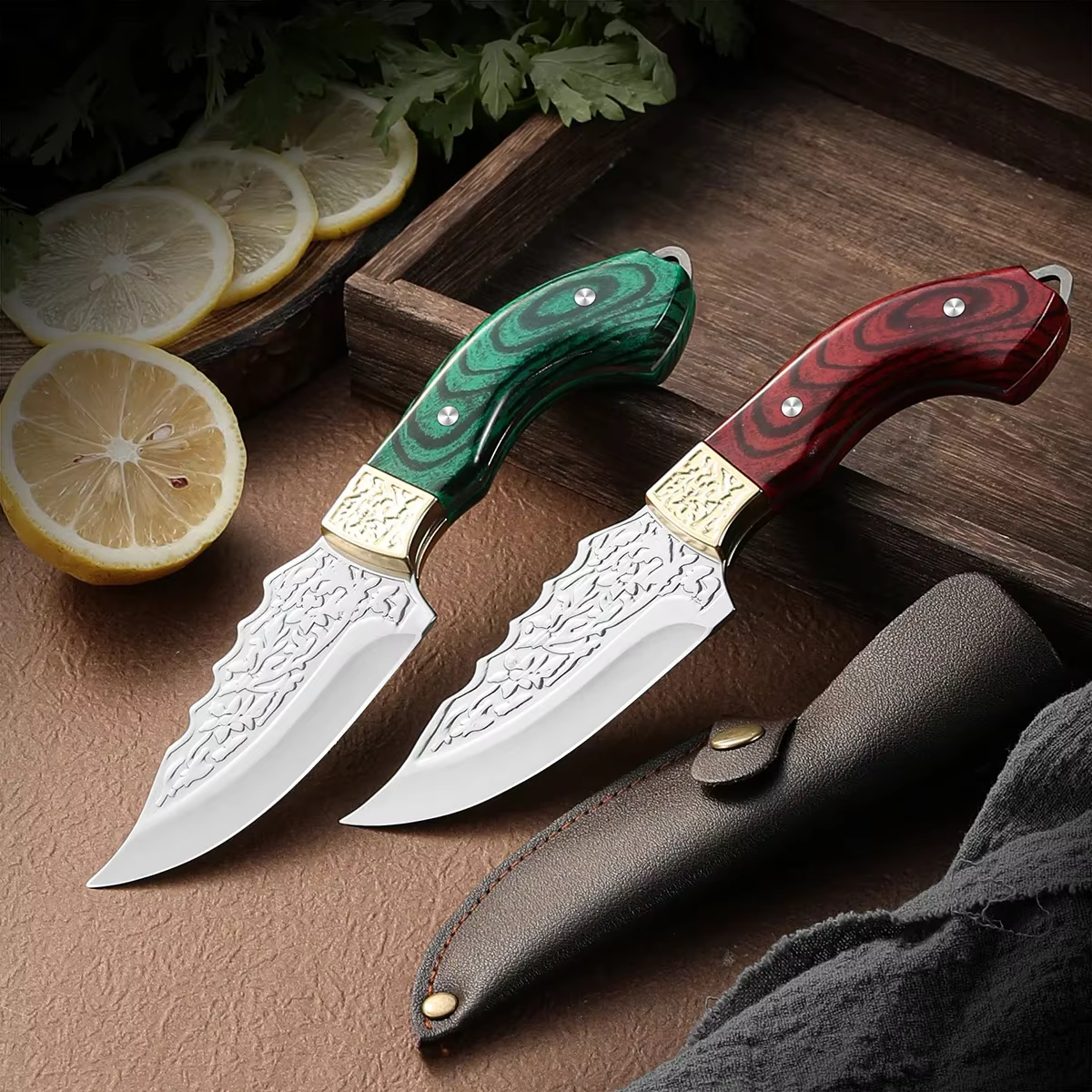 Cuchillo carnicero forjado de acero inoxidable para deshuesar - imagen 3