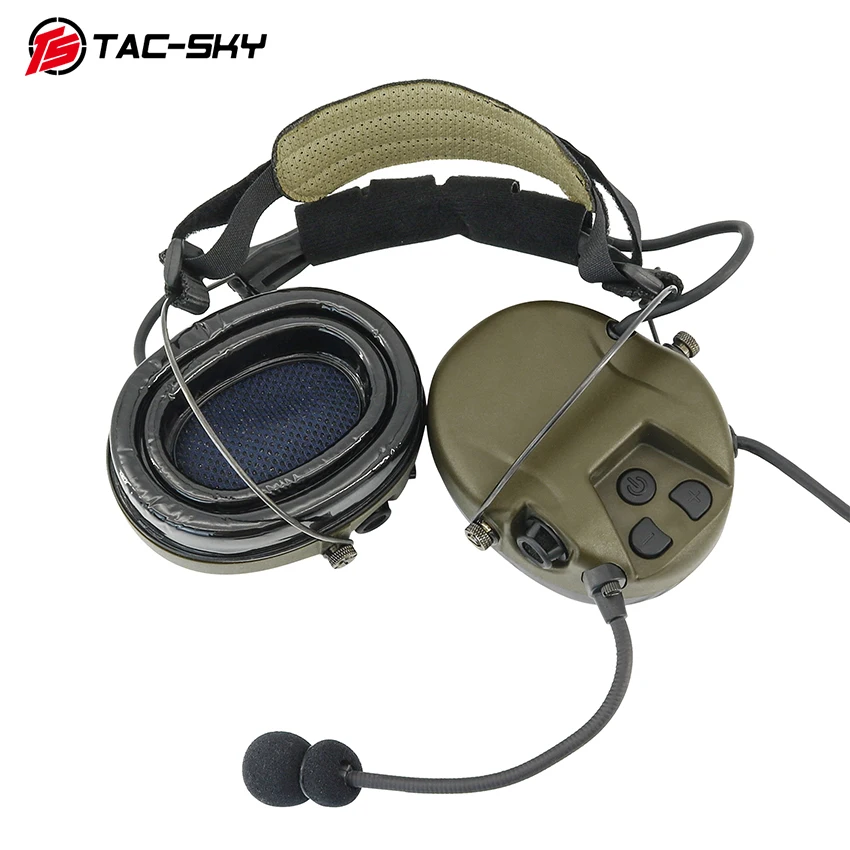 TS TAC-SKY Chip Digital táctico DSP H302 auriculares modulares protección auditiva táctica auriculares con cancelación de ruido - imagen 3