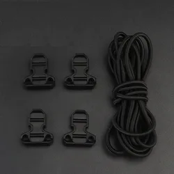 Sistema MOLLE antichoque con enganches y hebillas de seguridad