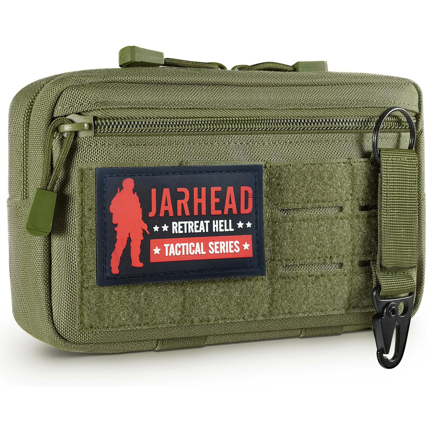 Bolsa táctica Molle con corte láser 1000D, bolsa administradora compacta resistente al agua para mochila, chaleco, cinturón de servicio, accesorio de caza - imagen 5