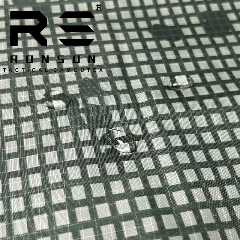 Tela a cuadros de nailon 210T de camuflaje nocturno del desierto, DNC, ultrafina, resistente al desgaste, suave, impermeable, PU, tienda de campaña, paraguas - imagen 5