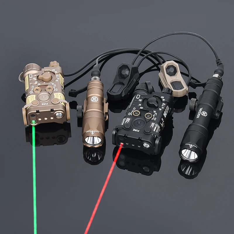 WADSN Surefir SF Metal NGAL rojo verde azul IR Dot luz estroboscópica blanca M300 M600 linterna lámpara de caza Airsoft Scout Accesorios - imagen 4