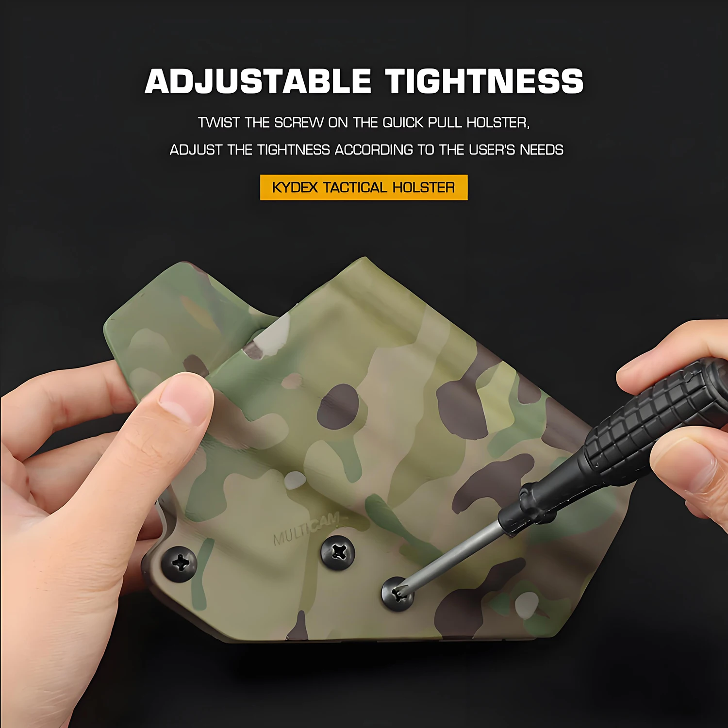 Funda ligera táctica P226 X300, funda OWB de retención ajustable de extracción rápida, adaptador de cinturón de liberación rápida para trabajo y Airsoft - imagen 2