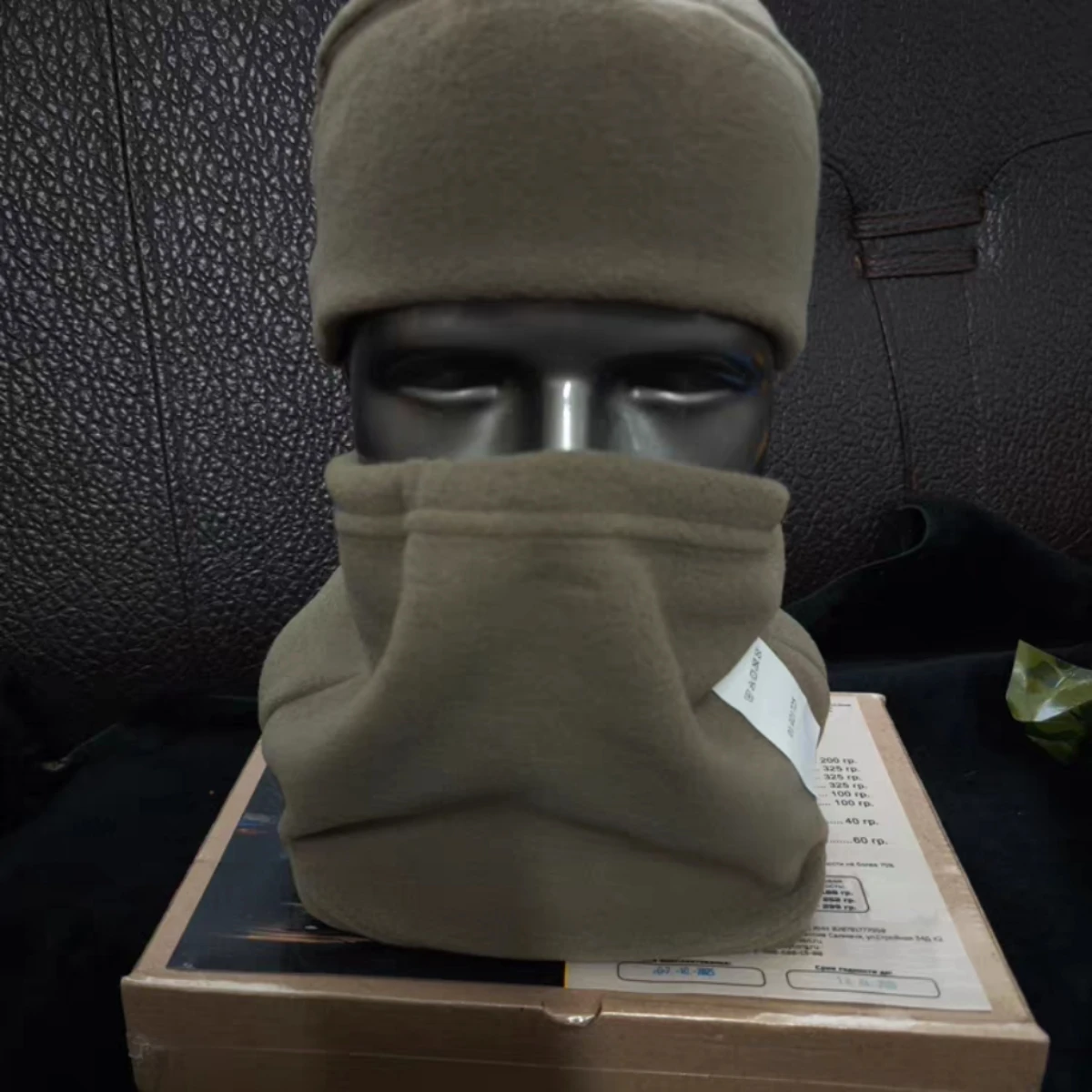 Gorros de lana cálidos para exteriores de invierno ruso VKBO, bufandas y mascarillas faciales - imagen 3