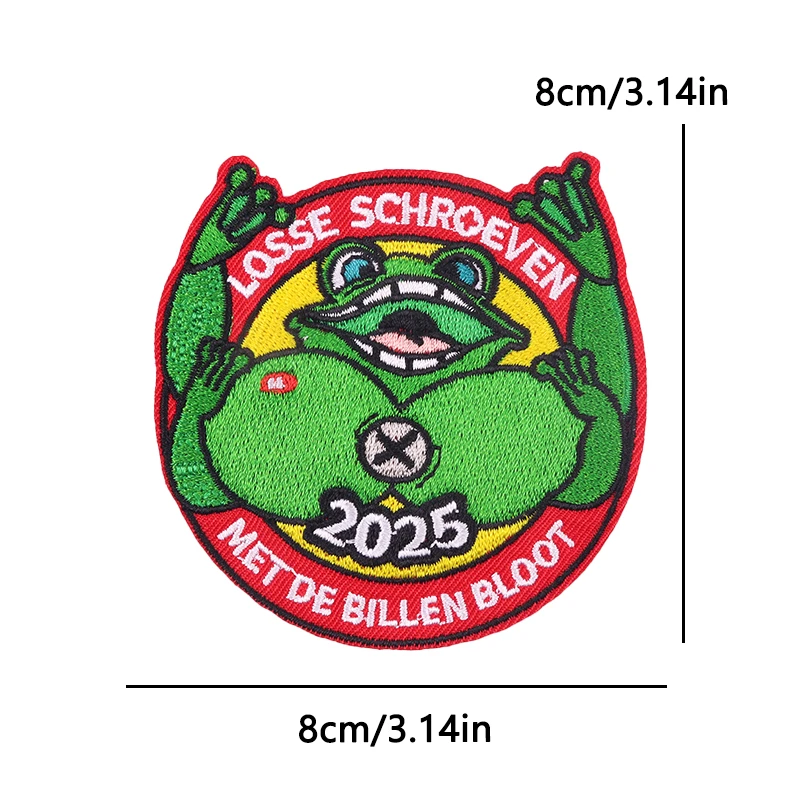 Parche bordado Oeteldonk Carnaval planchar 2026 - imagen 3