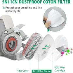 Recambio filtro antipolvo 3M para mascarilla completa serie 6000