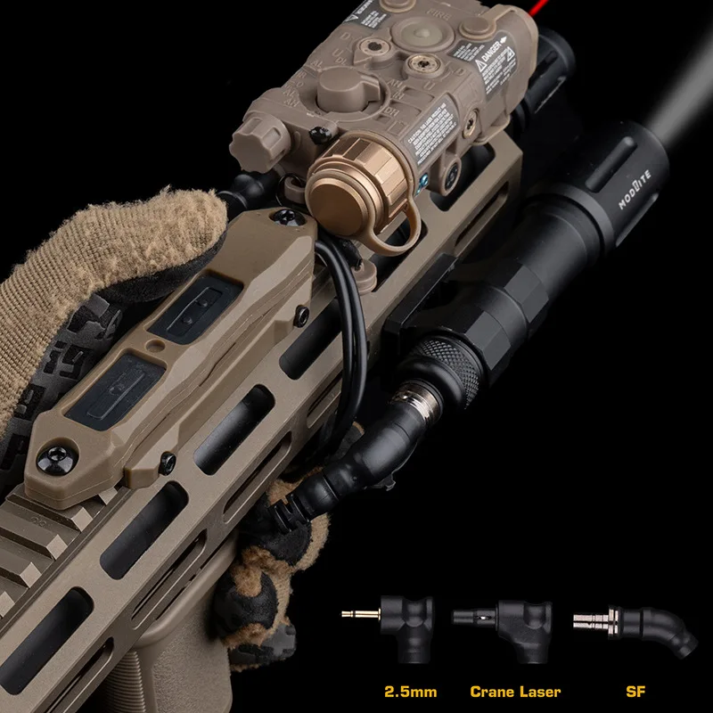 AXON Pro interruptor de cable único con 3 tipos de conectores TAPS Pro interruptor de cable para PEQ y conector de linterna accesorios de caza - imagen 4