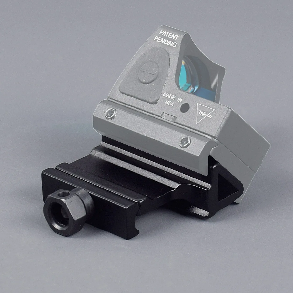 Montaje de alcance de ángulo táctico RM de 45 grados, compensación de aluminio, riel lateral de 4 ranuras, riel de visión RTS Airsoft, láser Picatinny Weaver de 45mm - imagen 5