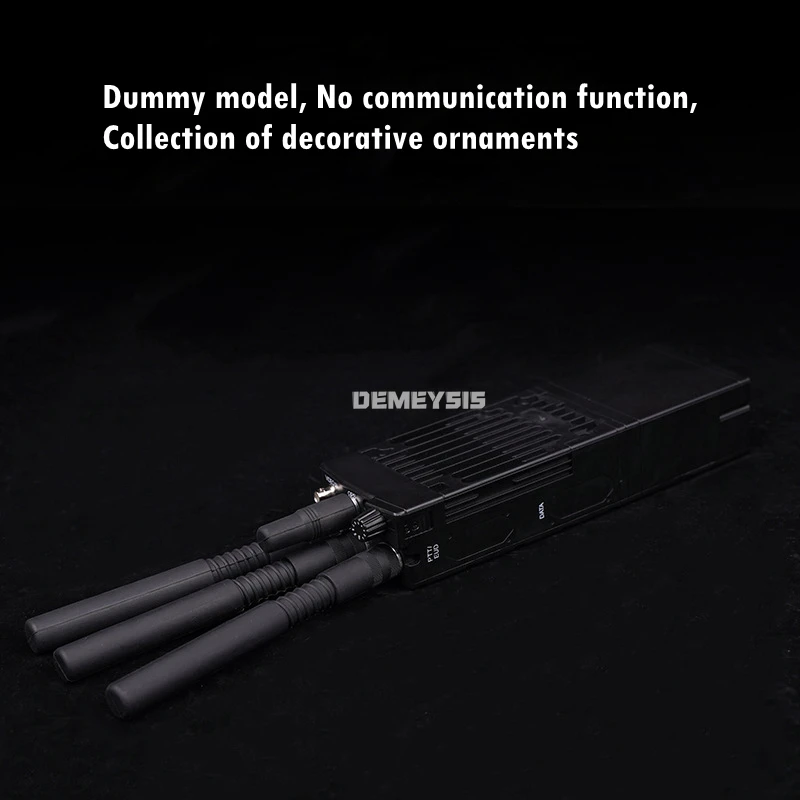 MPU5 modelo simulado caja de Radio DIY Walkie-Talkie transceptor interfono modelos transceptor de mano desmontable para película al aire libre - imagen 5