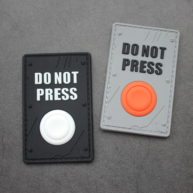 NO PRESS parche luminoso de PVC, insignia táctica de goma que brilla en la oscuridad para bolsa DIY, ropa, chaleco, decoración - imagen 5