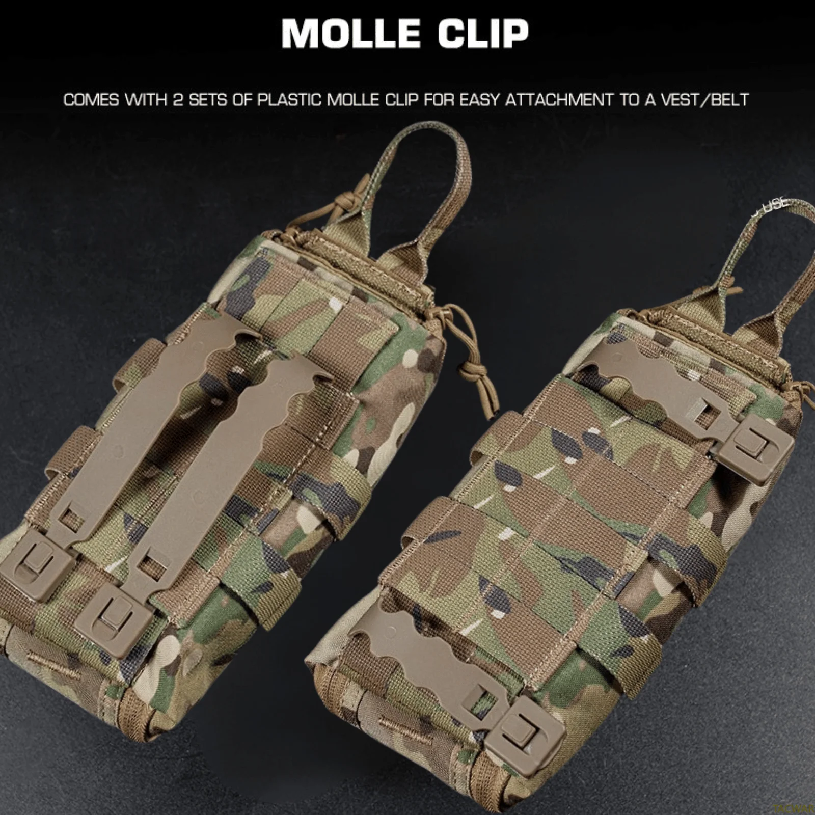 Bolsa MOLLE IFAK, botiquín de primeros auxilios, bolsa EDC, herramienta de supervivencia para coche de emergencia, equipo para caza, tiro Airsoft, Camping al aire libre - imagen 4
