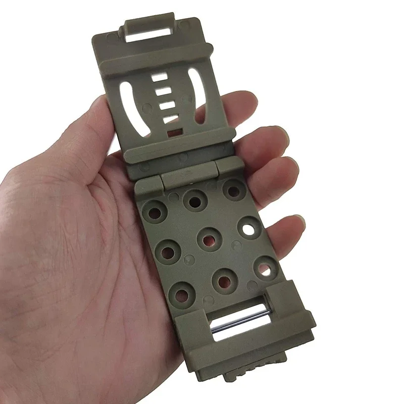 Clip de cinturón táctico para acampar al aire libre, cerradura de hoja de cuchillo con tornillos, utilidad Universal EDC, fundas con Clip para cinturón, bolsas magnéticas, 2 uds. - imagen 2