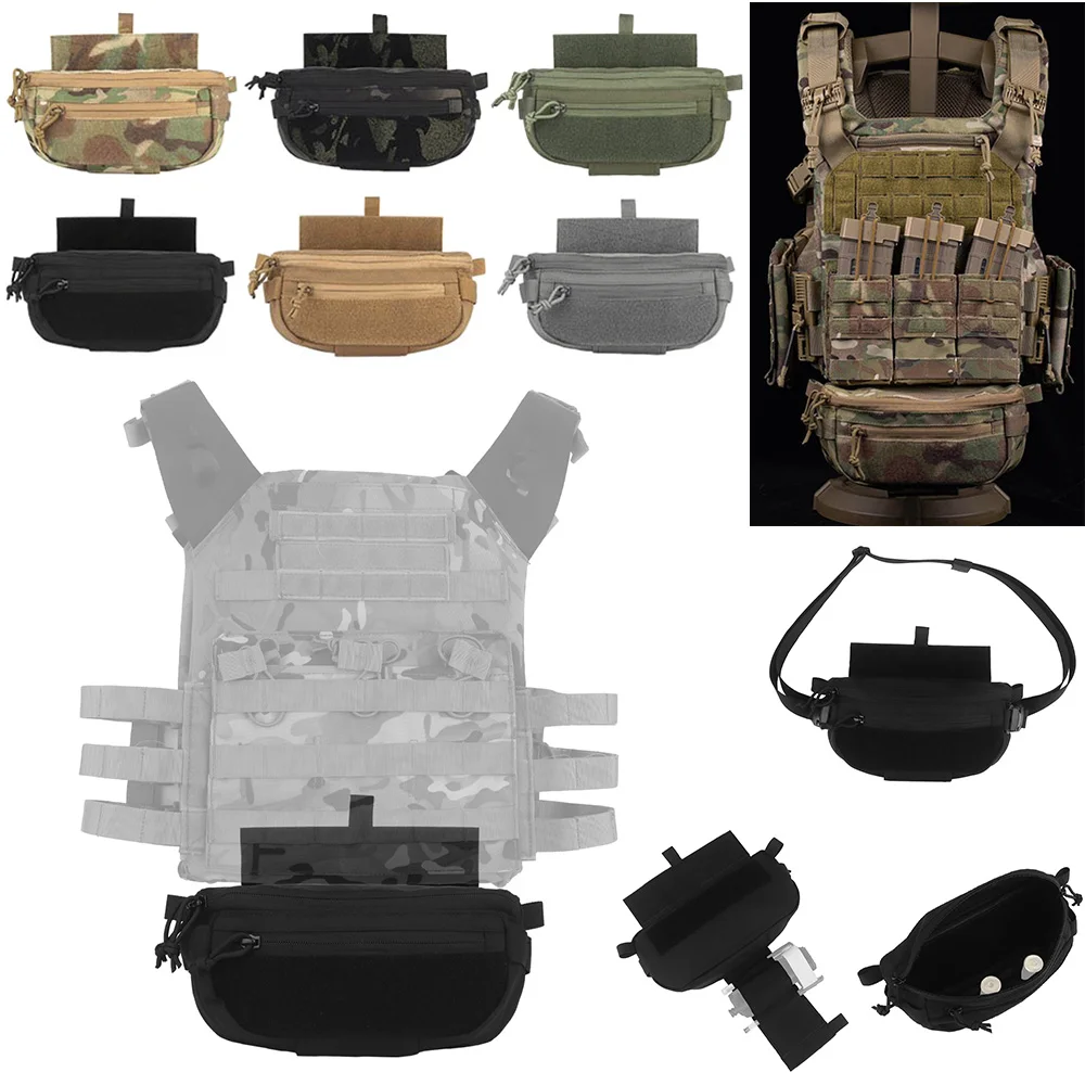 Nueva bolsa de caída multifuncional de doble propósito, combate de caza con soporte de torniquete, portador de placa, bolso de hombro, chaleco, bolsa de caída - imagen 2