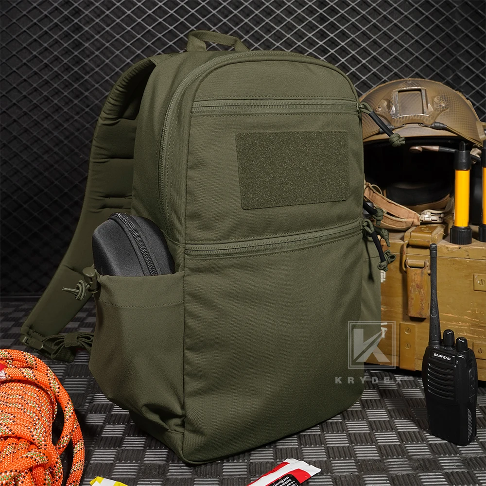 KRYDEX-mochila táctica EDC para senderismo al aire libre, bolsa de viaje ligera, impermeable, 14L, 500D - imagen 3