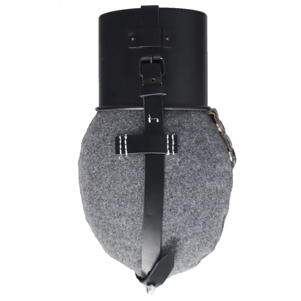 Hervidor de la Segunda Guerra Mundial, caja de arroz, equipo táctico Vintage, equipo portátil de Metal para soldado, botella de agua M31, cantimplora - imagen 3