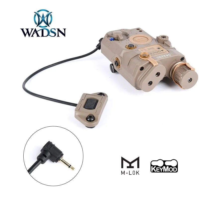 WADSN-interruptor de presión Modbutton táctico para pistola de Airsoft, M600, M300, PEQ-15, DBAL, NGAL, armas, linterna, accesorios de explorador - imagen 4
