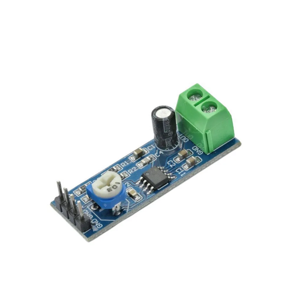 Módulo amplificador de potencia de Audio LM386, placa amplificadora de ganancia de 200 veces, amplificador de potencia Mono, entrada de 5V-12V, 1/5/10/20 piezas - imagen 3