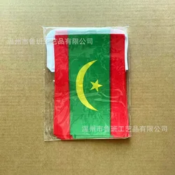 SKY BANDERA Banderines Mauritania de cuerda para fiestas y decoración