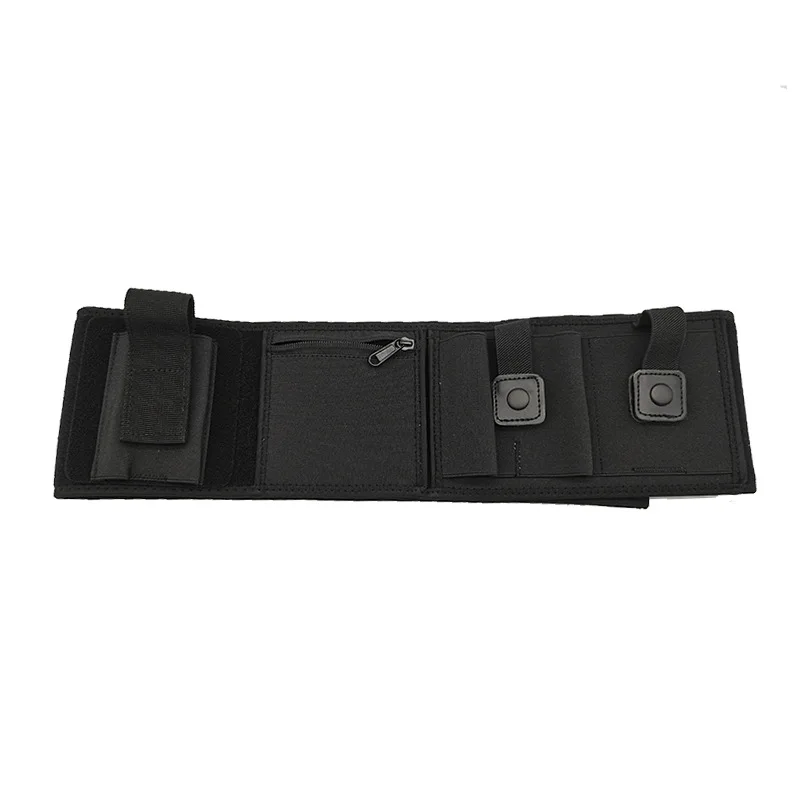 Funda táctica para pistola de vientre, bolsa de transporte oculta derecha e izquierda para pistola de mano, cinturón deportivo transpirable para exteriores, bolsa para teléfono - imagen 2