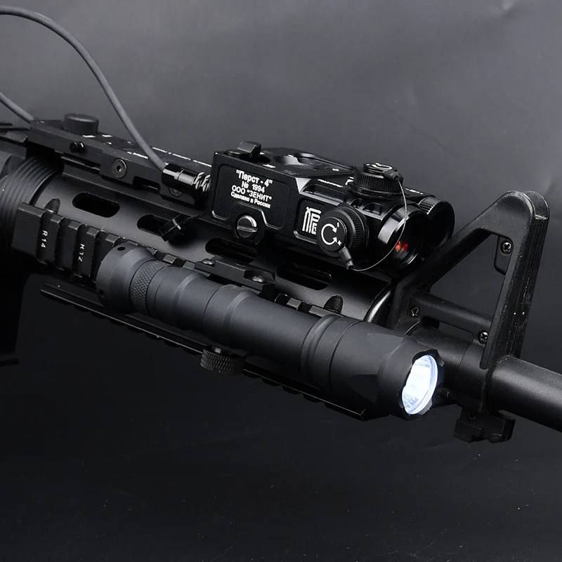 Linterna táctica M300A M600C Zenitco Perst 4, Láser de puntería, punto verde rojo, IR, arma estroboscópica, equipo de caza Airsoft - imagen 2