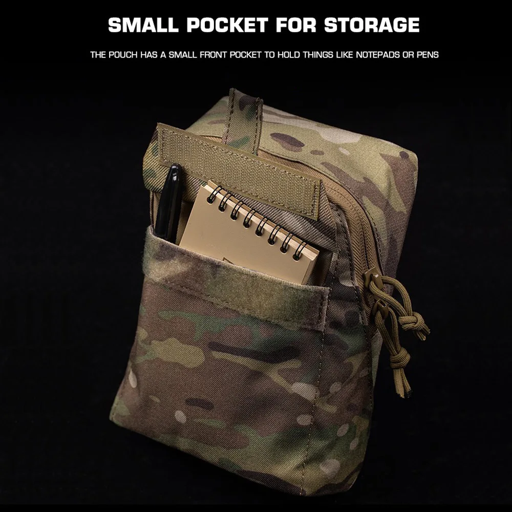 Chaleco táctico portador de placa de cintura, bolsa de almacenamiento Molle multifuncional, mapa de caza, bolsas de navegación, Airsoft, munición, abeto - imagen 3