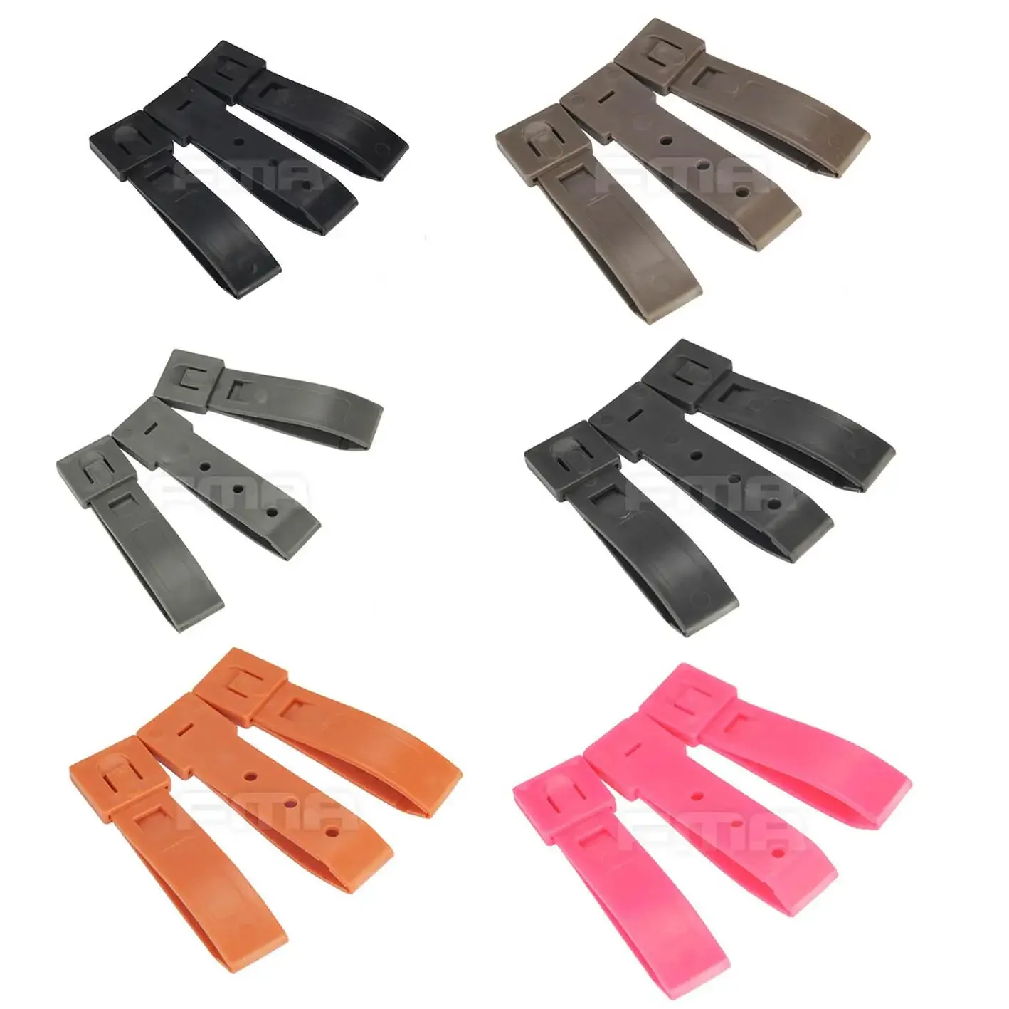 FMA Sports Molle System 3 en accesorio de correa de clips de malicia largos