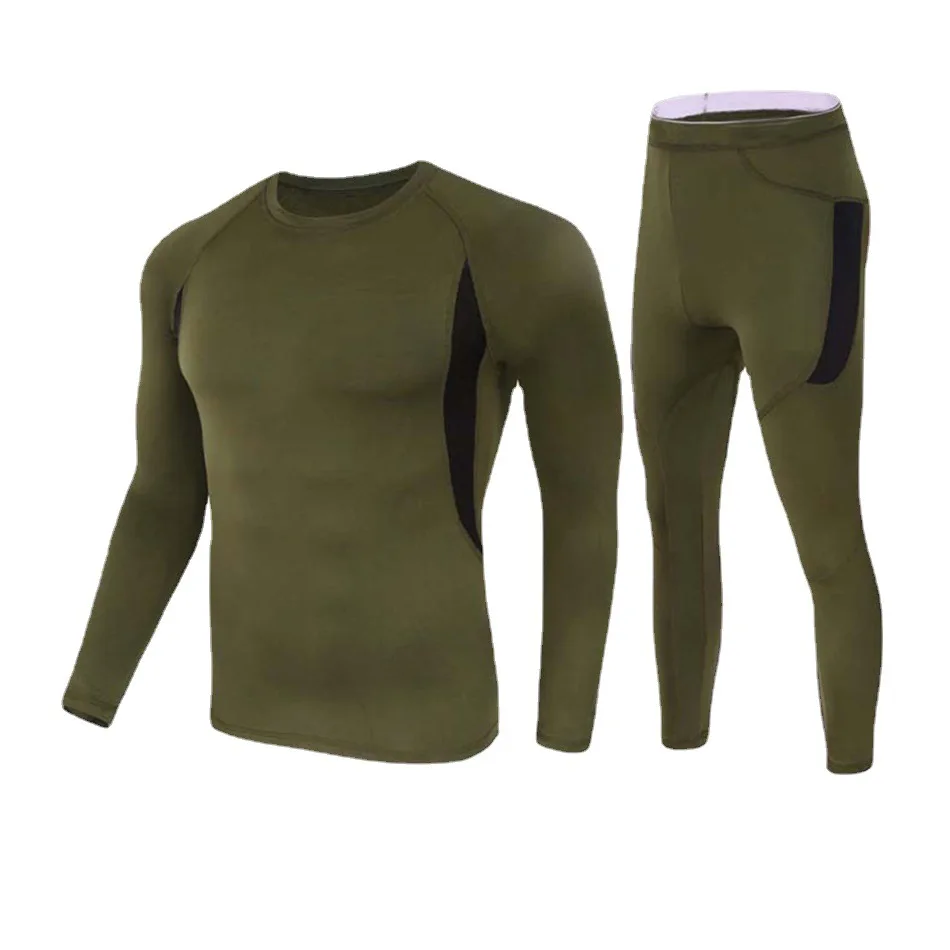 Uniforme táctico Mege, conjuntos de ropa interior térmica de invierno para exteriores, Calzoncillos largos tácticos de secado rápido, ropa de Fitness de compresión militar - imagen 5