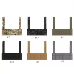 Arneses tácticos para plataforma de pecho, placa de expansión MOLLE, bolsa de navegación, soporte para funda de teléfono, correa para el pecho D3CRM, accesorios para chaleco de caza