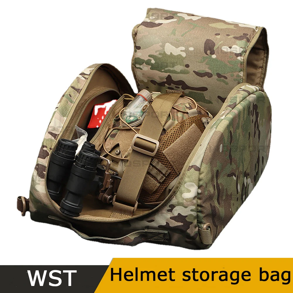 Bolsa táctica rápida para casco – Airsoft, ciclismo y moto - imagen 2