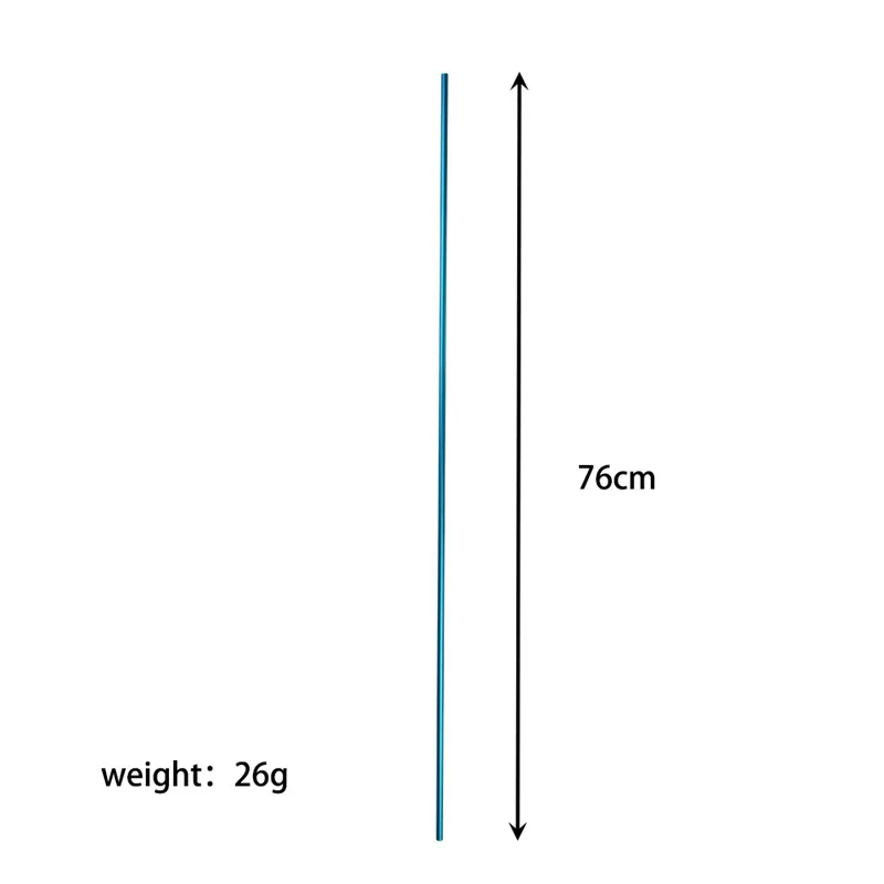 Ejes de flecha de aluminio para tiro con arco, accesorio para caza al aire libre, DIY, 6/12/24 piezas, 30 pulgadas, columna vertebral, 500 ID, 6,2mm - imagen 2