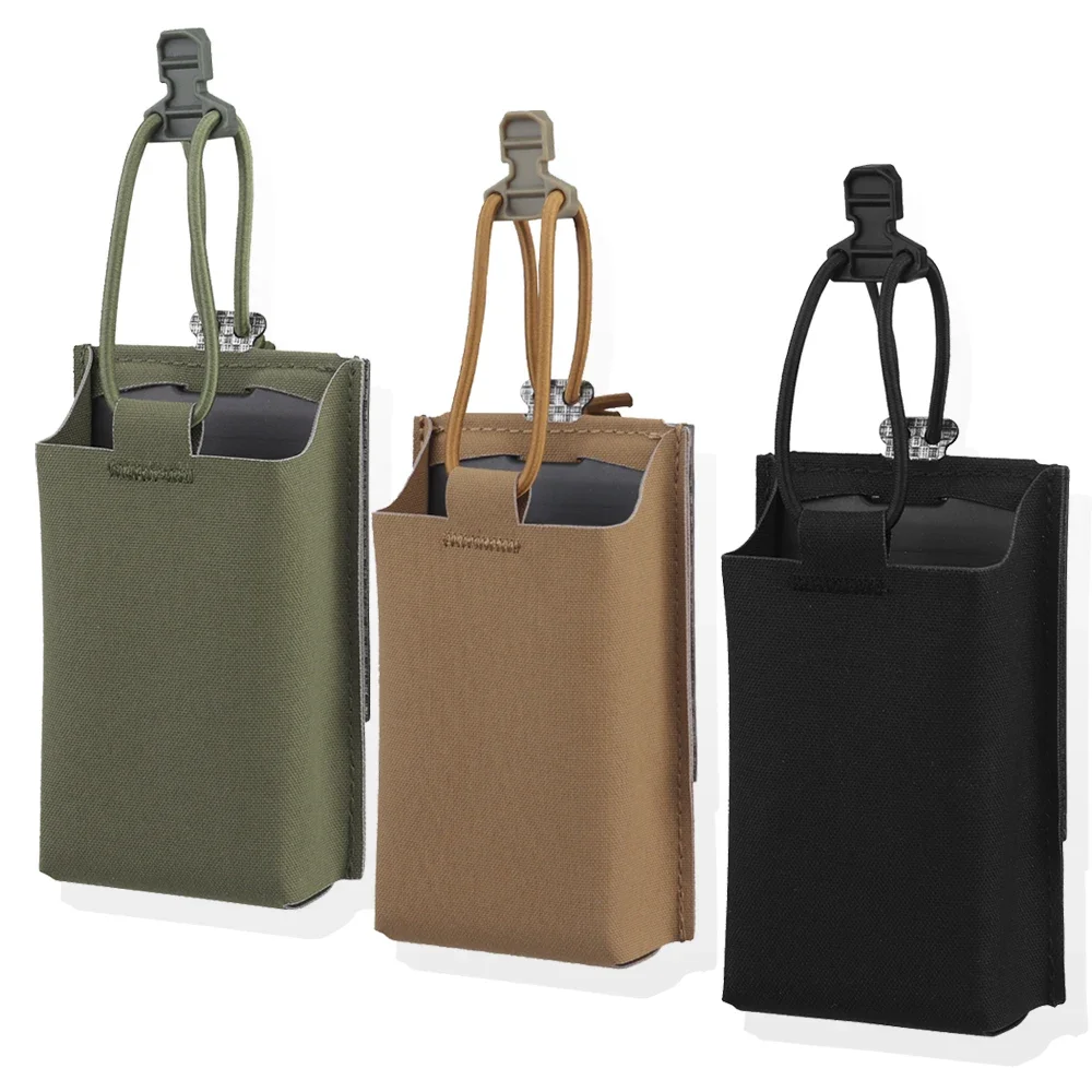 Bolsa para revistas de rifle, bolsa para revistas MOLLE individual AR AR-15 M4 con inserción de liberación rápida y equipo de tiro Compatible con MOLLE