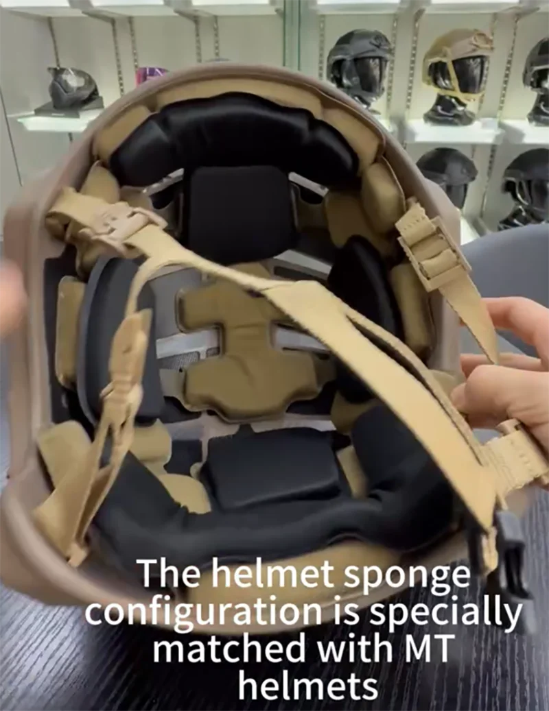 Casco de campo táctico FMA ABS versión MT: seguridad en ciclismo y montañismo - imagen 3