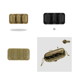Bolsa táctica con doble gancho para flash triple 40 mm