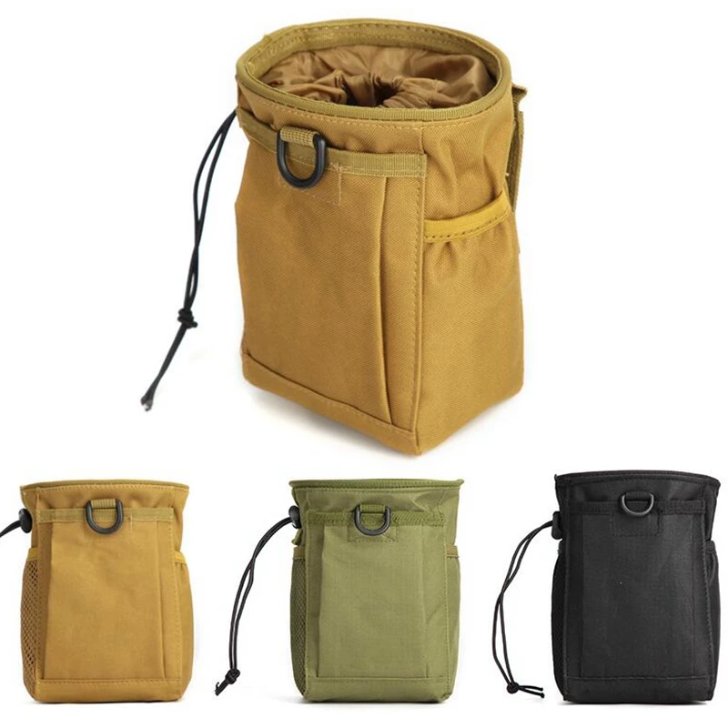 Bolsa deportiva plegable con cordón para Airsoft, accesorio táctico Molle para exteriores, riñonera Molle - imagen 4