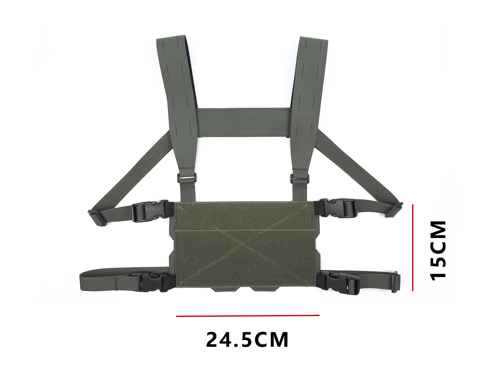 Plataforma de pecho táctica Airsoft, equipo de caza, accesorio de Concepto Ferro, portador de placa ligero Molle para acampar al aire libre - imagen 4