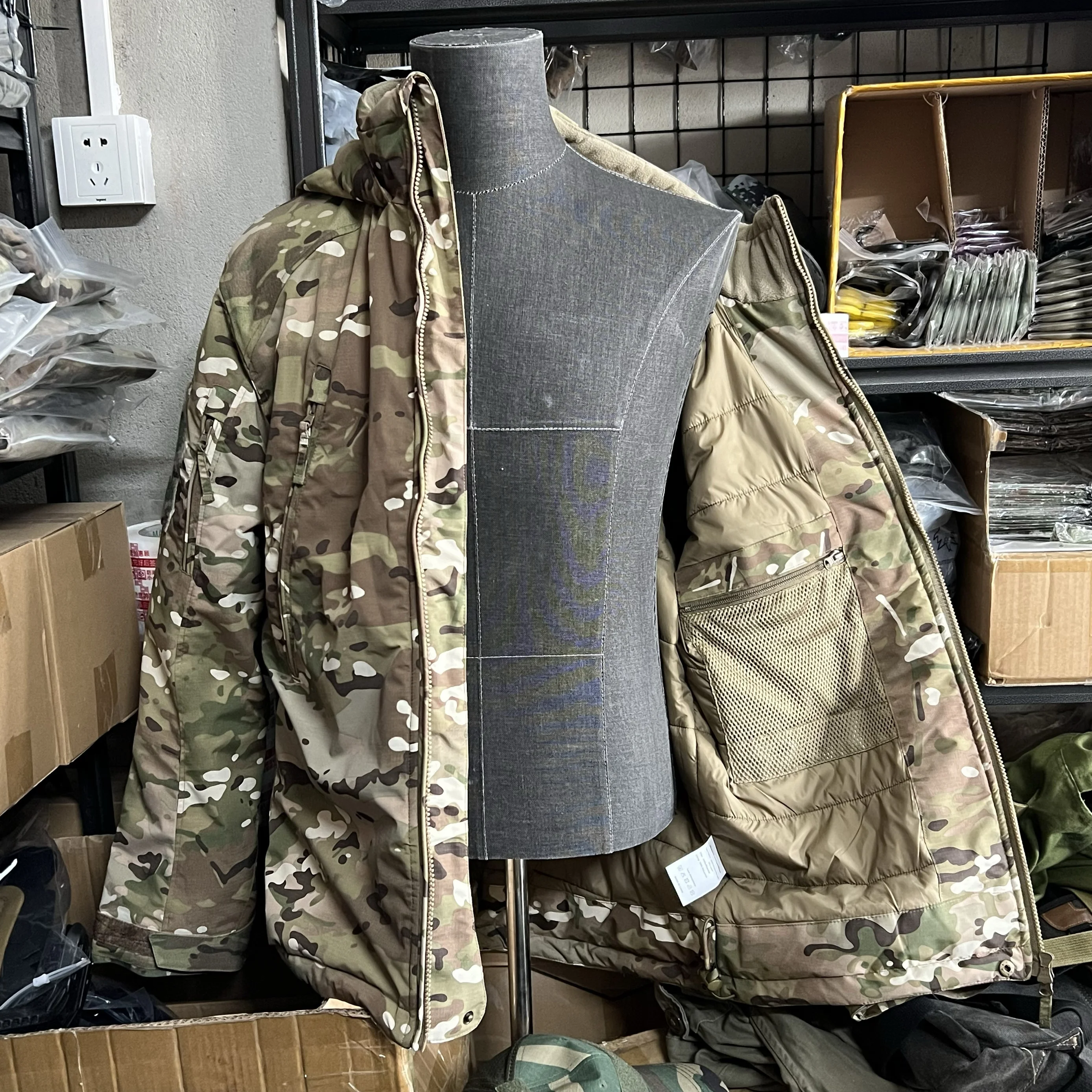 Chaqueta cálida táctica ligera de alto rendimiento para exteriores, ropa de algodón para invierno - imagen 4