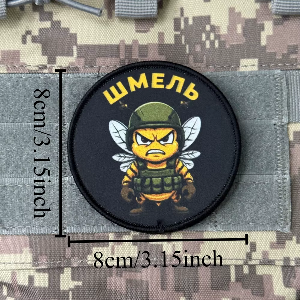 Parche táctico Hornet insignia moral gancho y bucle - imagen 2