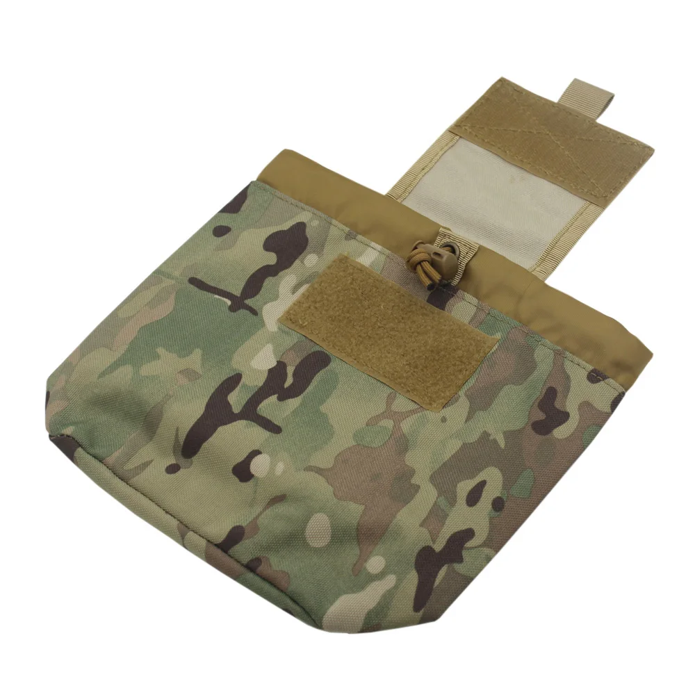 Bolsa de basura táctica plegable, bolsa de reciclaje de munición, equipo de caza, Airsoft, Paintball, Molle - imagen 5