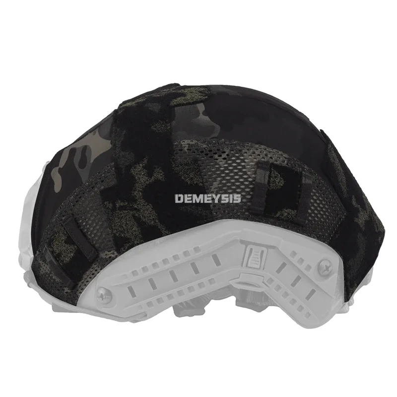 Cubierta de casco de camuflaje táctico para tiro, caza, Airsoft, CS War, casco de batalla, paño para casco rápido, accesorios - imagen 2