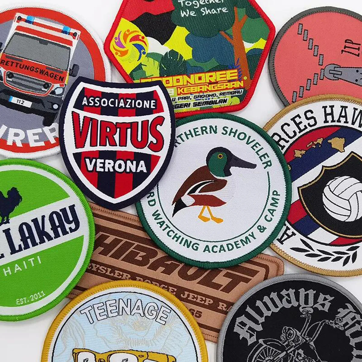 Parches bordados personalizados, parches de chenilla para planchar, costura para ropa, apliques personalizados, tejido de PVC, bricolaje profesional personalizado - imagen 5