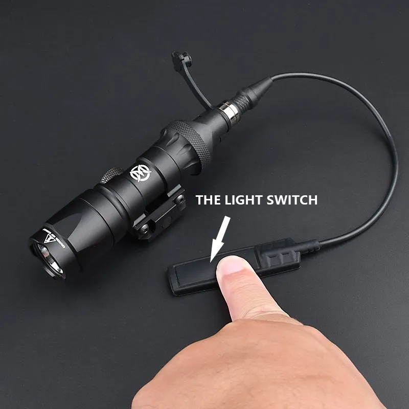 Surefir-linterna táctica M300 M300A, luz de explorador de armas, IR, LED, pistola de caza, Airsoft, EME, linterna con interruptor constante - imagen 3