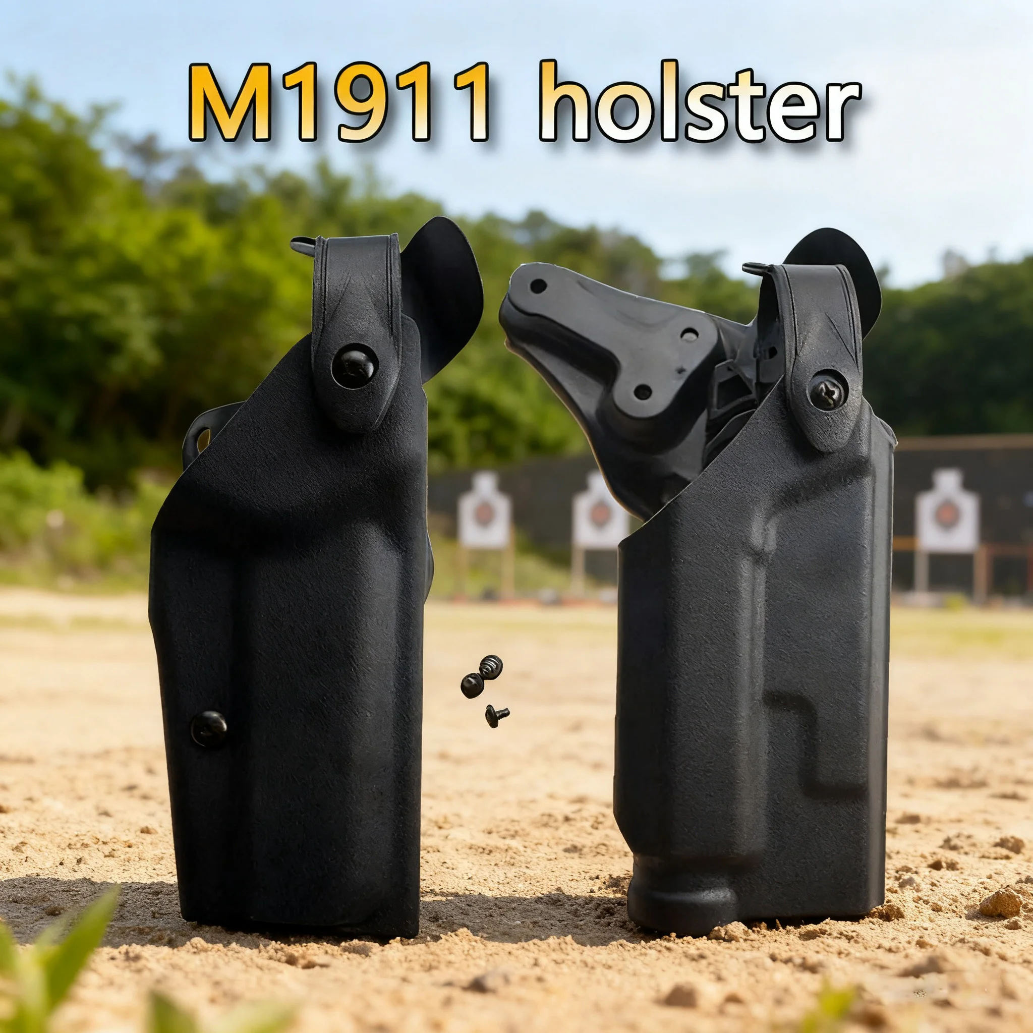 Colt 1911 caja táctica para pistola con linterna y mano derecha - imagen 4