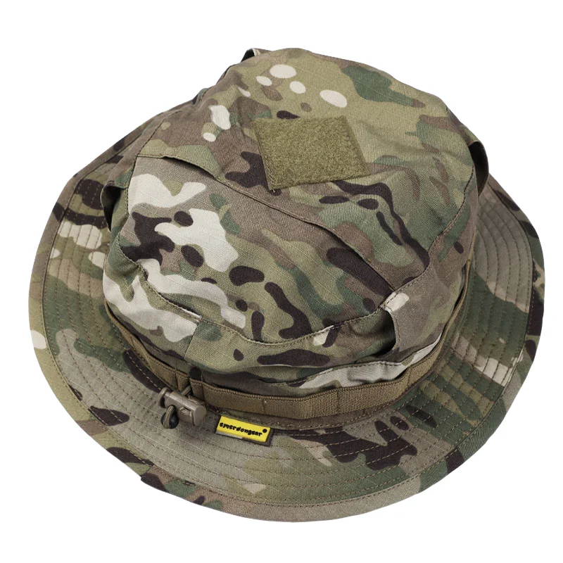 Nuevo sombrero táctico Benny, sombrero de ala redonda, resistente al desgaste, sombra de pesca para senderismo, protector solar transpirable, sombrero de pesca de ala corta - imagen 2